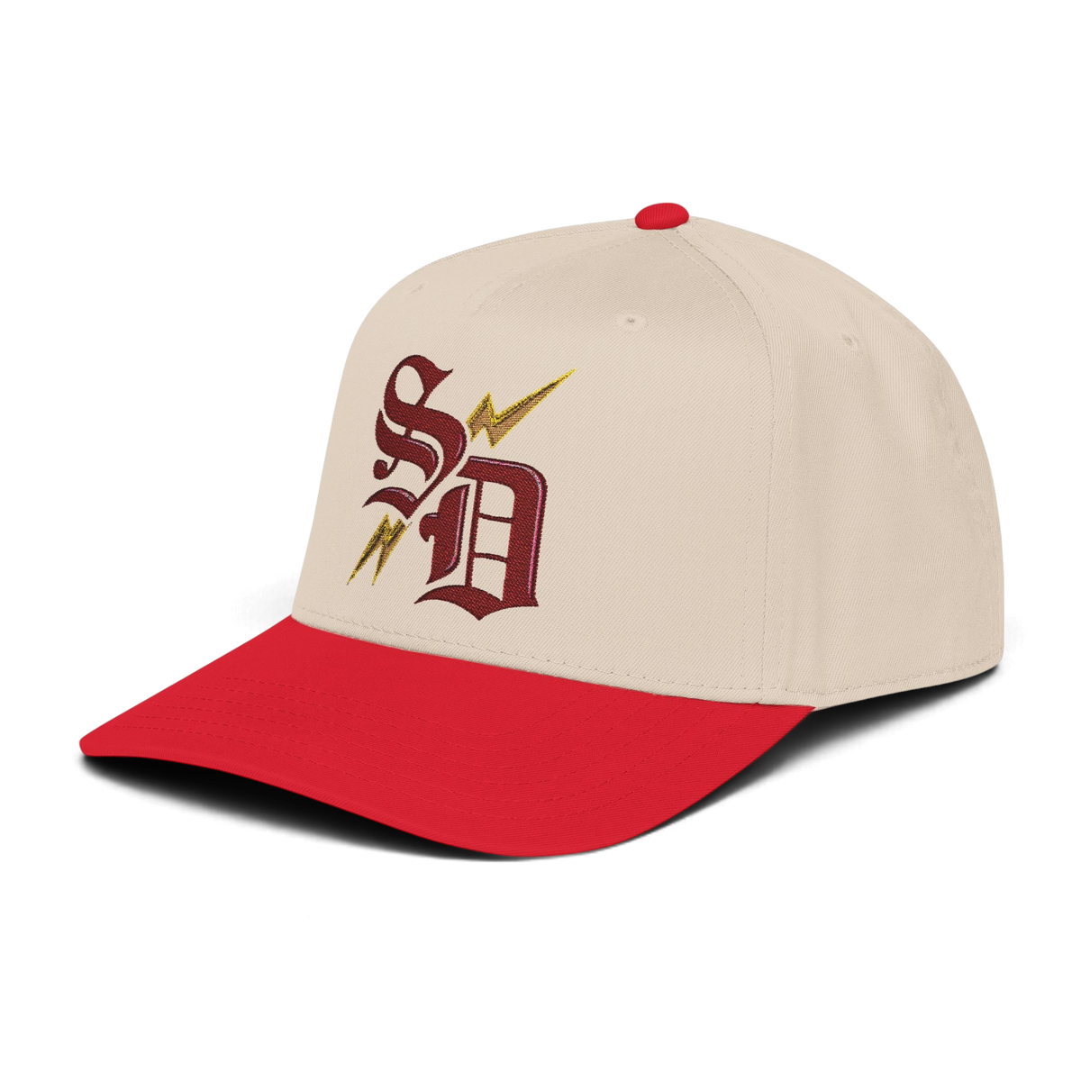 Proud Muslim - Curved Line (Red)